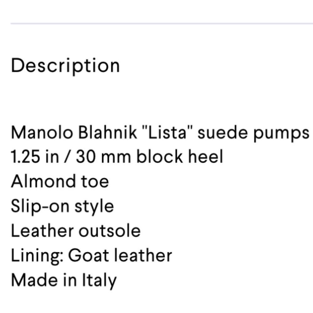 Manolo Blahnik Lista low healed suede pumps - Picture 6 of 16